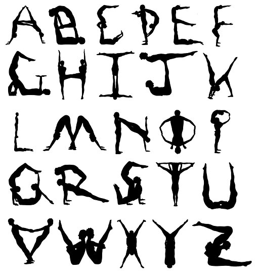 "Acro Yoga - Alphabet" Photographic Print by casiel1969 ...