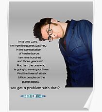 Tenth Doctor Quote Poster