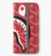 Goyard Shark Red iPhone Wallet/Case/Skin