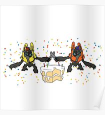 Grunt Birthday Party (NO BACKGROUND) Poster