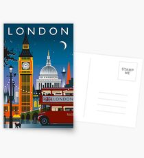 London Night Postcards