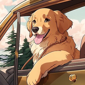 Bev Johnson on Instagram: “#doggust day 31 - golden retriever! ✨ it's been  a good month! #doggust… | Dog design art, Golden retriever illustration,  Cartoon drawings