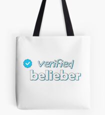 Verified Belieber Tote Bag
