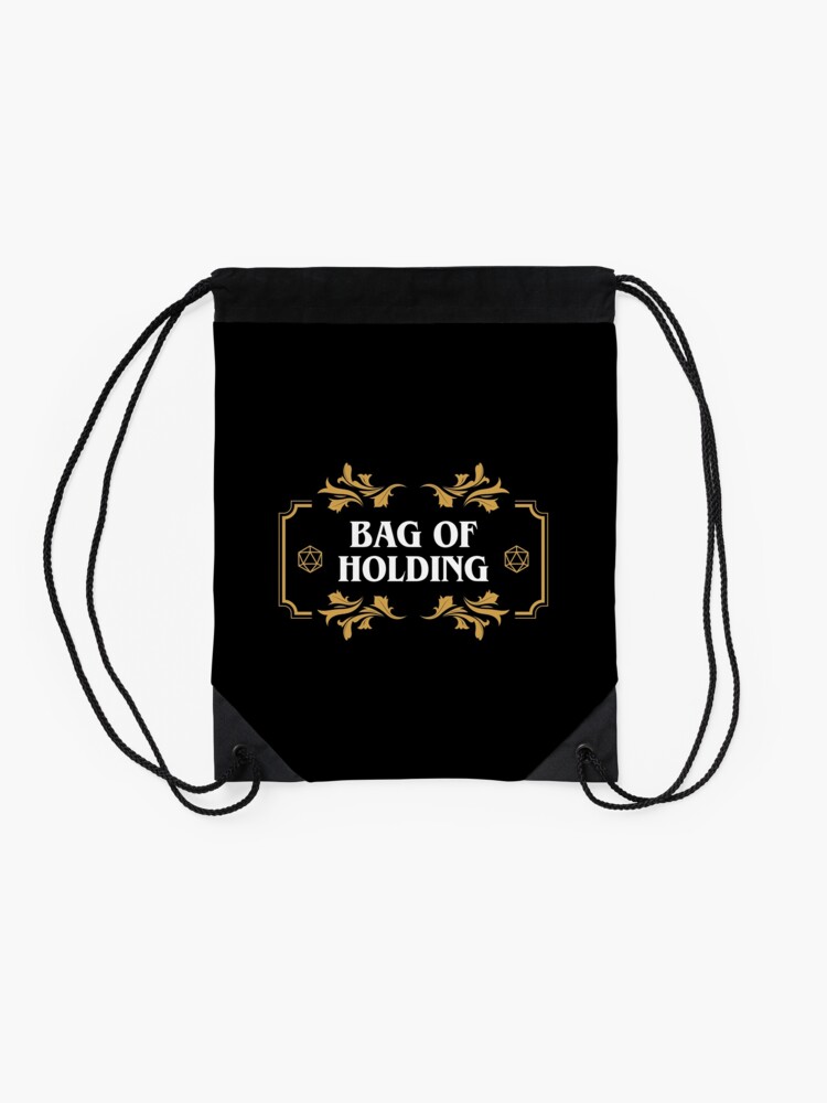 Alternate view of Bag of Holding Dice Container D20 Game Master Tabletop RPG Addict Drawstring Bag