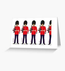 Royal Guards Greeting Card