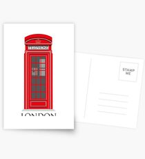 London Telephone Box Postcards