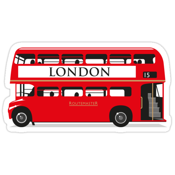  London Bus  Stickers by wiscan Redbubble