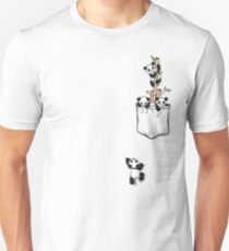 Camiseta ajustada PANDAS DE BOLSILLO