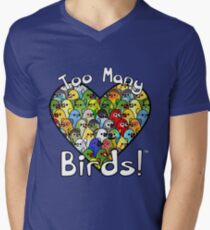 Too Many Birds! Bird Squad 1 Men's V-Neck T-Shirt