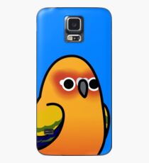 Too Many Birds! - Sun Conure Case/Skin for Samsung Galaxy