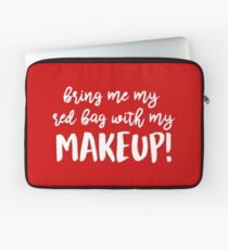 Red Bag with Makeup Anfisa Laptop Sleeve