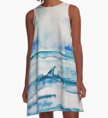 Shark fin A-Line Dress