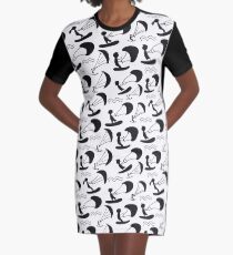 Kiteboarding, sketch for your design Graphic T-Shirt Dress