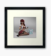 Rockin Pinup Framed Print