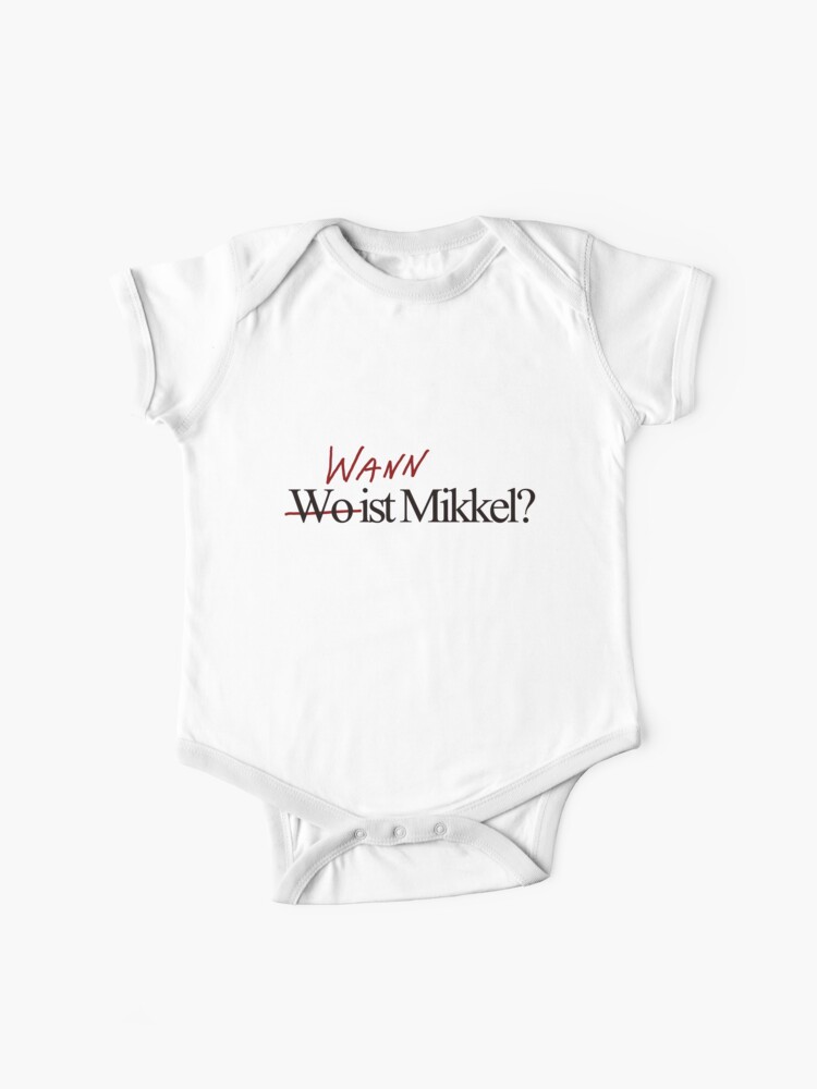 Wo Ist Mikkel No Wann Baby One Piece By Ghjura Redbubble