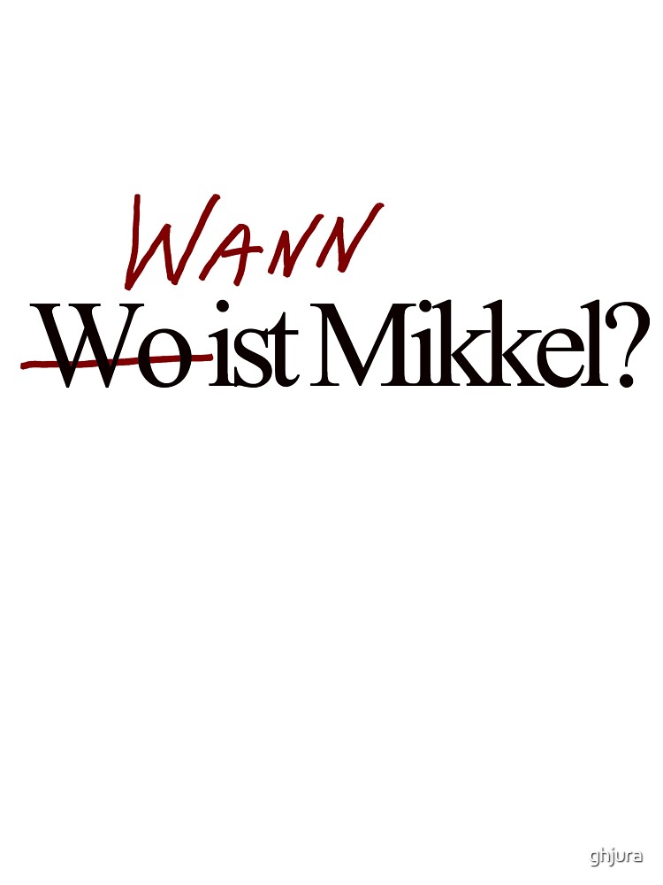 Wo Ist Mikkel No Wann Baby One Piece By Ghjura Redbubble