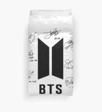 bts bangtan boys signatures signature autograph Duvet Cover