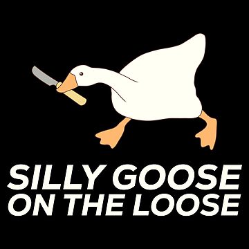 Silly Goose Sticker for Sale by MorganSites