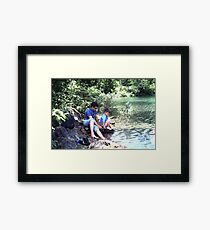 Blue Pond, Newfoundland Framed Print