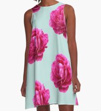 Pink peony A-Line Dress
