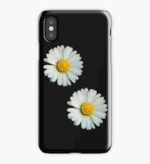 Two white daisies iPhone Case/Skin