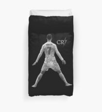 Ronaldo metallic back cr7 Duvet Cover