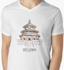Beijing China V-Neck T-Shirt
