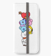 BT21 - Mang, Koya, RJ, Tata, Shooky, Cooky, Chimmy BTS fanart iPhone Wallet/Case/Skin