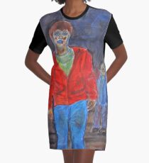 Watercolour zombies Graphic T-Shirt Dress