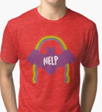 Thee Oh Sees Help Tri-blend T-Shirt