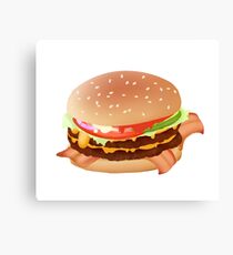 Bacon wit the works Canvas Print