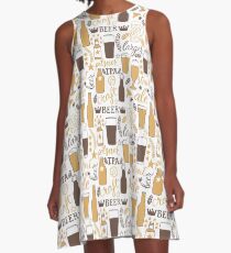 Beer A-Line Dress