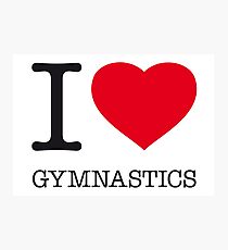 I ♥ GYMNASTICS Fotodruck