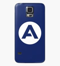Blue Airbus Logo Icon Case/Skin for Samsung Galaxy