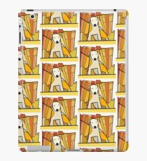white dog iPad Case/Skin