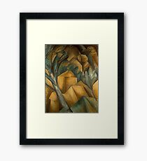 Houses at l'Estaque- Georges Braque Framed Print