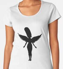 In Utero Simpsons Marge Nirvana Shirt Black Outline Women's Premium T-Shirt