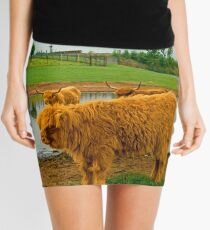 Hielan Coo Fold Mini Skirt