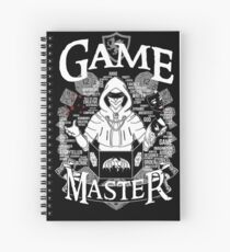 Game Master - White Spiral Notebook