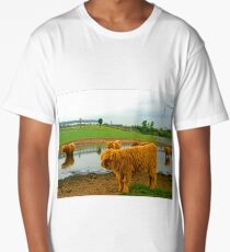 Hielan Coo Fold Long T-Shirt