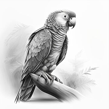 1,257 Pencil Drawing Parrot Images, Stock Photos & Vectors | Shutterstock