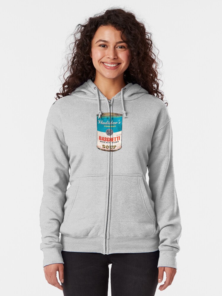 Alternate view of Vladislav's Basghetti, What We Do in the Shadows Zipped Hoodie