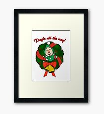 Tingle All the Way Framed Print