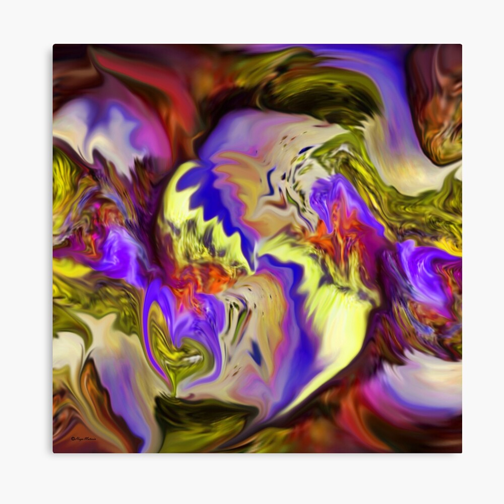 "Somewhere Abstract ART+Product Design" Canvas Print by haya1812 Redbubble