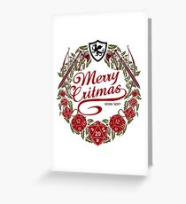 Tarjeta de felicitación Merry Critmas - Color Version