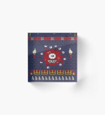Dungeons and Dragons - Knitted Style Acrylic Block