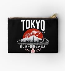 Tokyo - 'I don't speak Japanese': White Version Studio Pouch