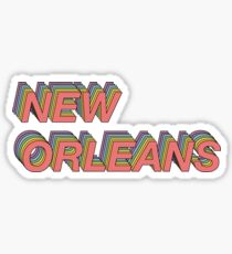 Colorful New Orleans Sticker