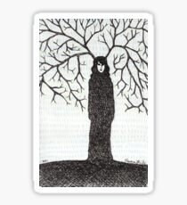 I grow through the rain to become something new Sticker