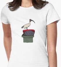 Bin Chicken Women's Fitted T-Shirt